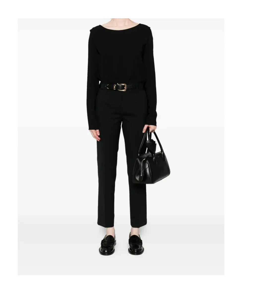 Straight-Leg Trousers