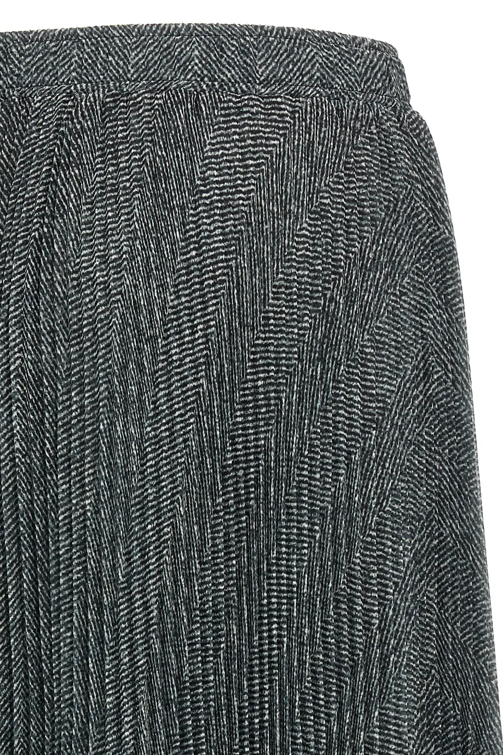 Pleated Midi Skirt