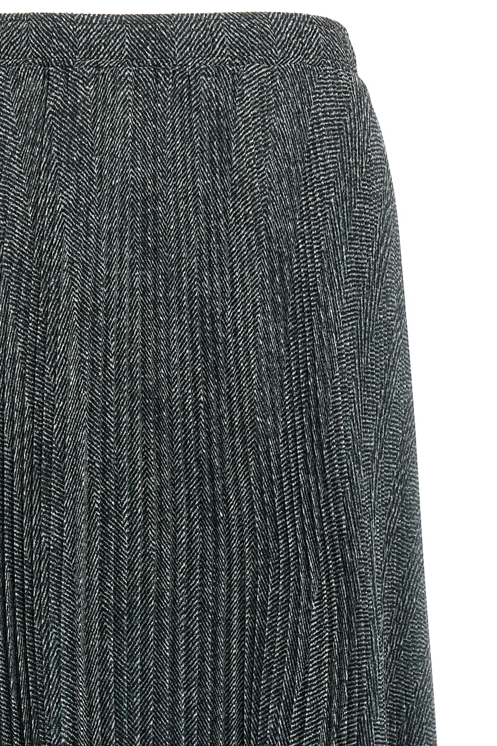 Pleated Midi Skirt