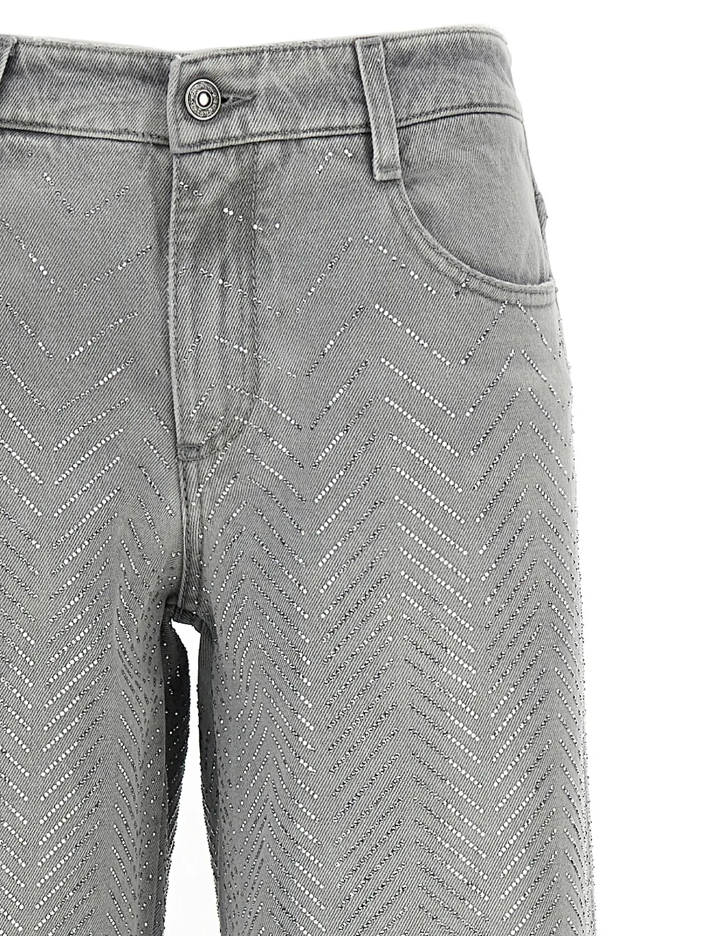 Embellished Wide Leg Jeans