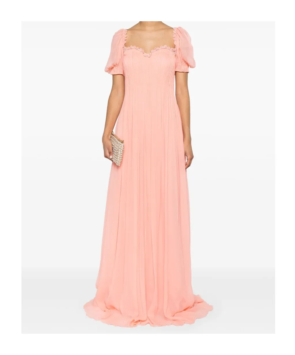 Pleated Maxi Dress