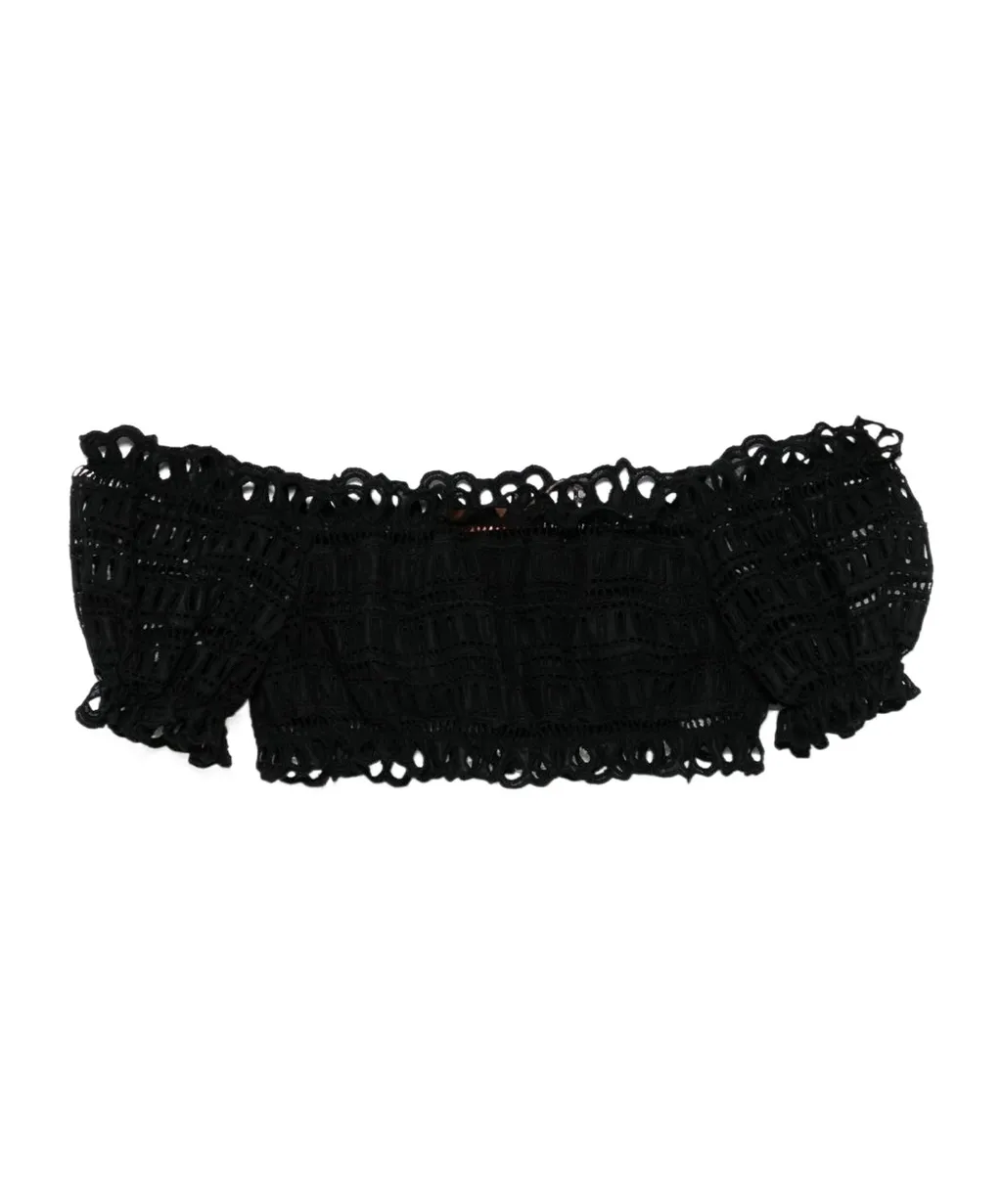 Broderie Anglaise Off-Shoulder Top
