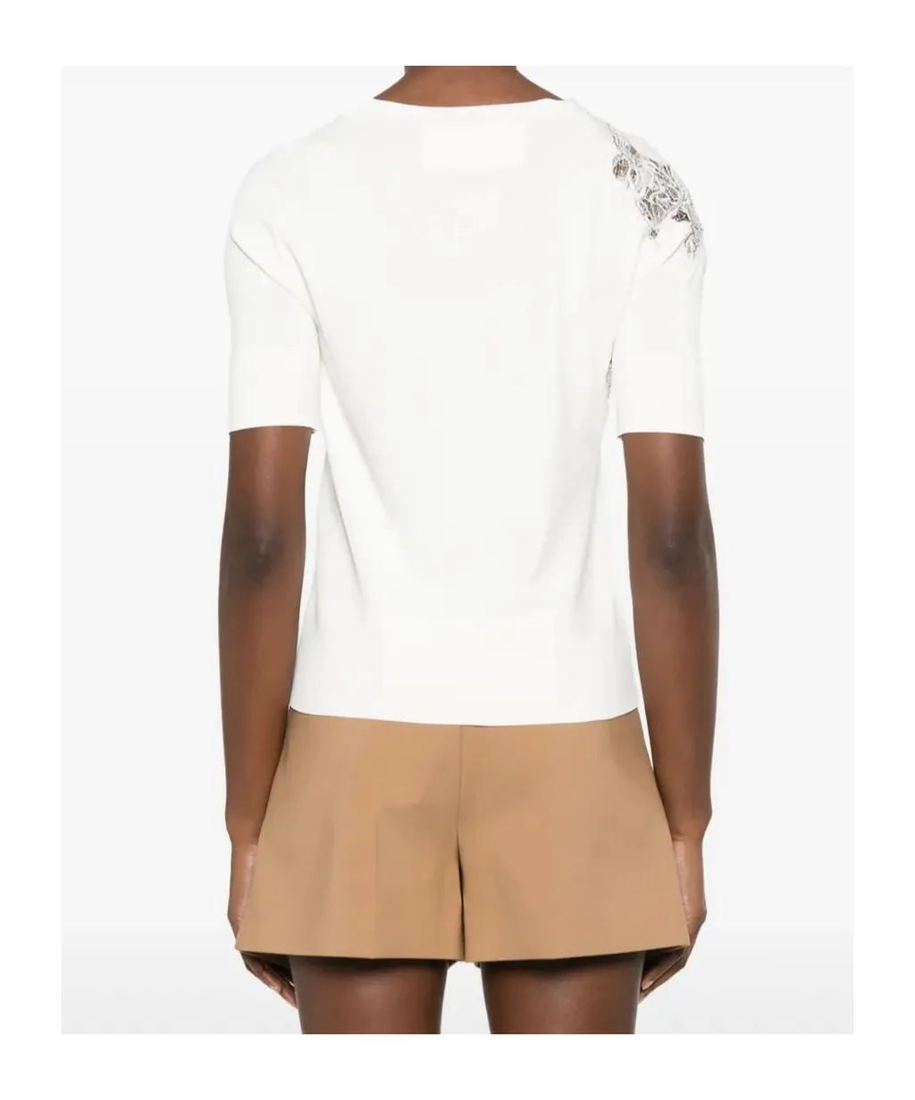 Crystal-Embellished T-Shirt