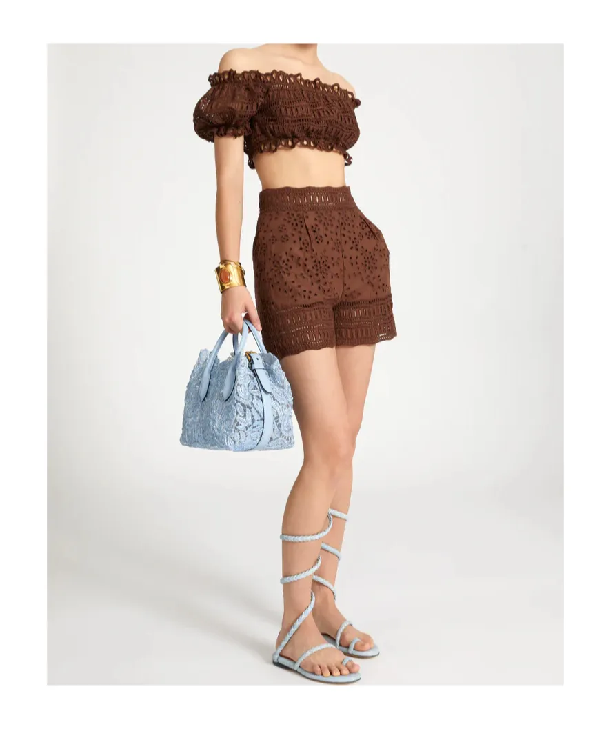 Broderie Anglaise Shorts