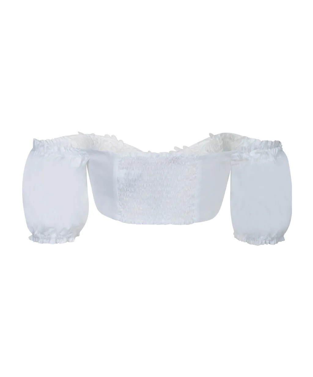 Lace-Detailed Cropped Top