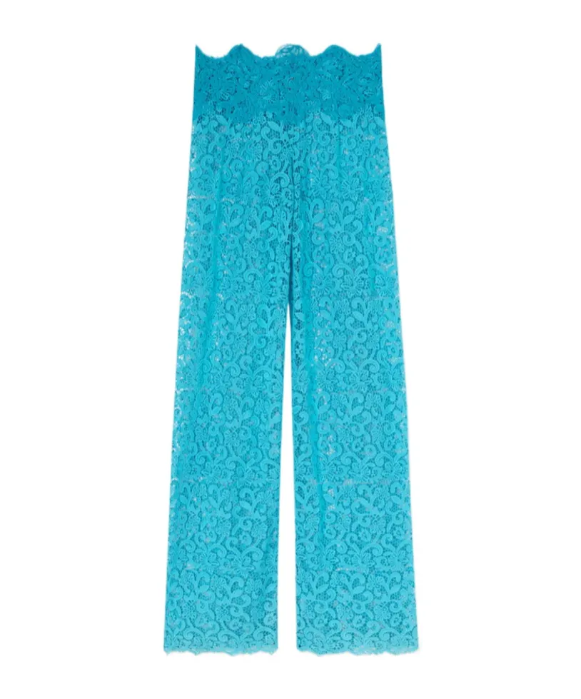 Soft Macramé Lace Trousers