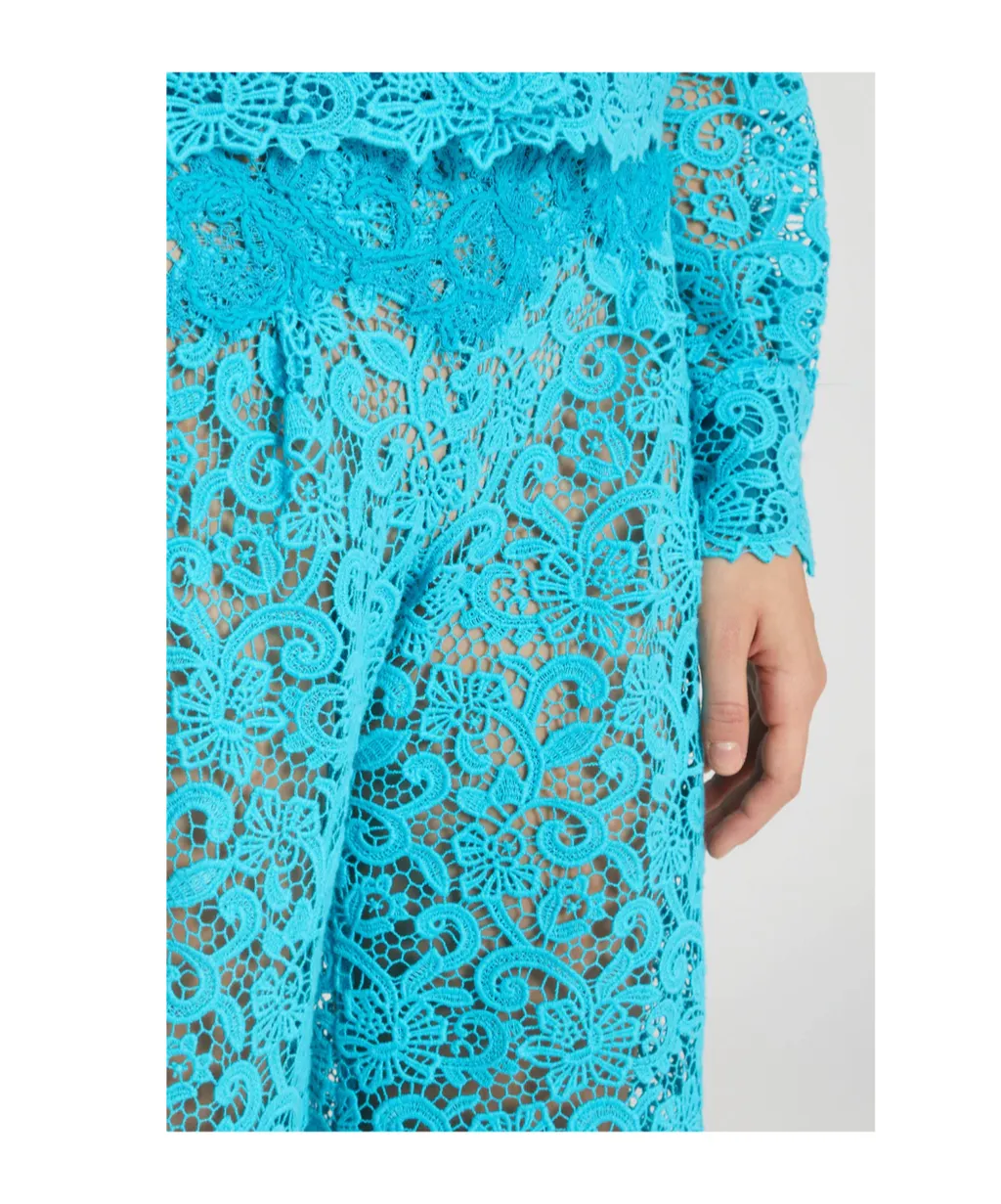 Soft Macramé Lace Trousers