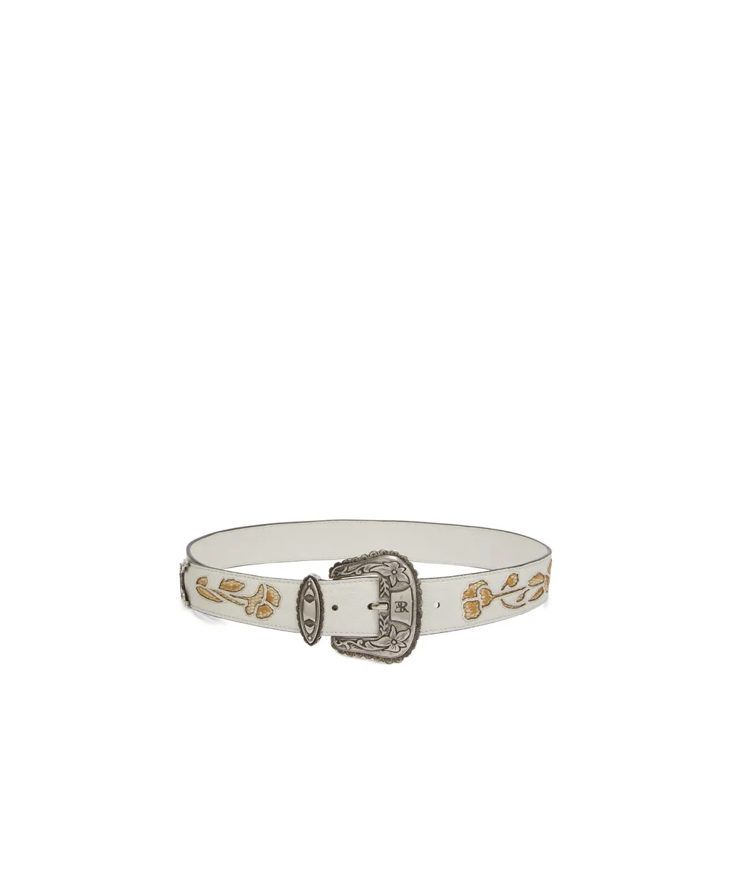 Flower Pattern Split Belt