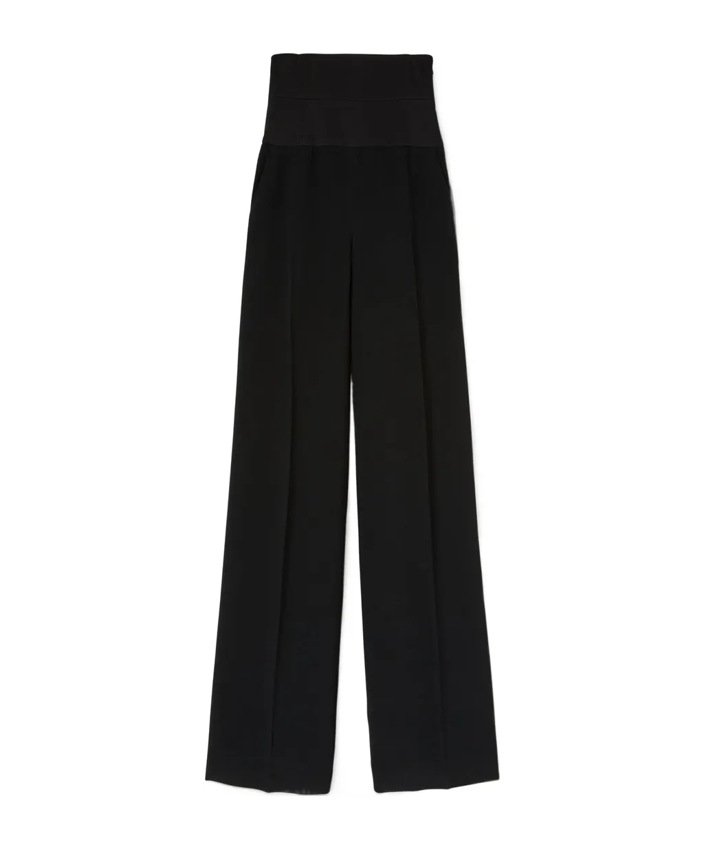 High-Waisted Casual Pants
