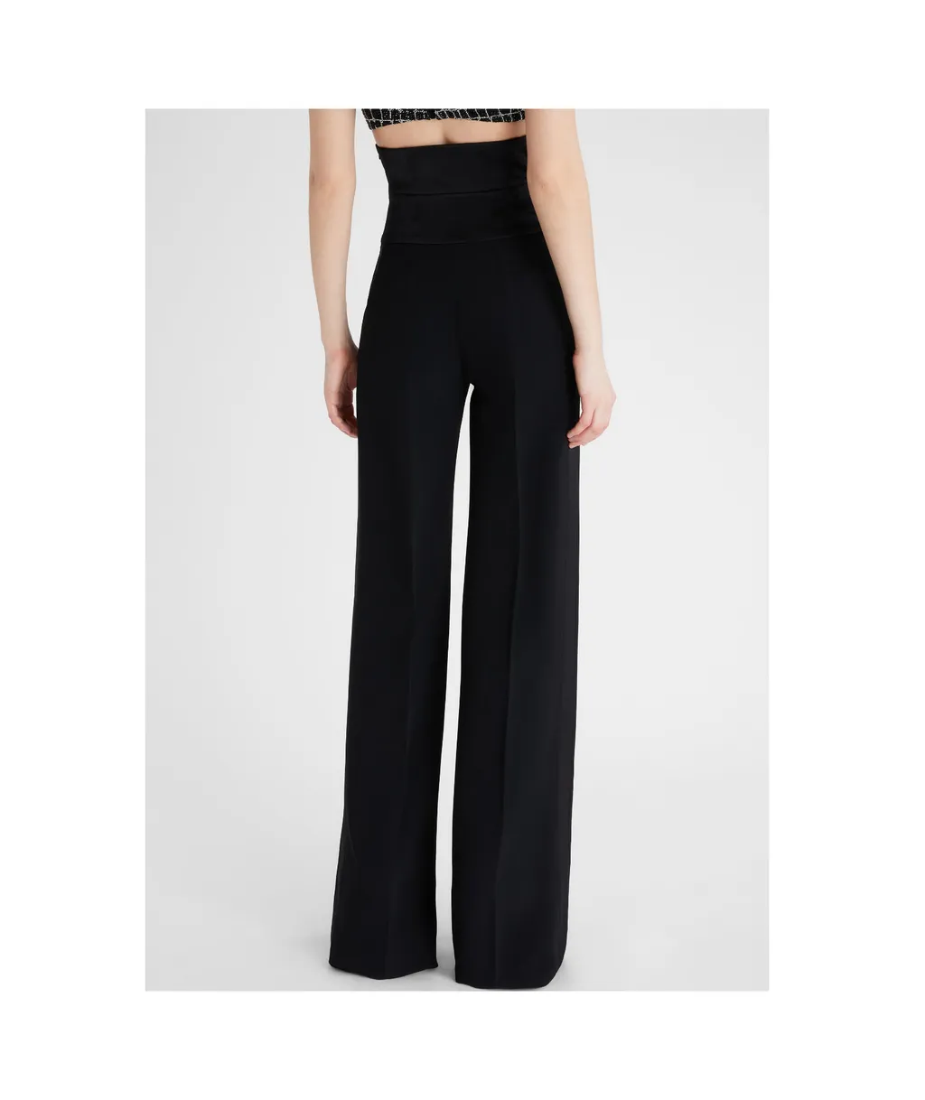 High-Waisted Casual Pants
