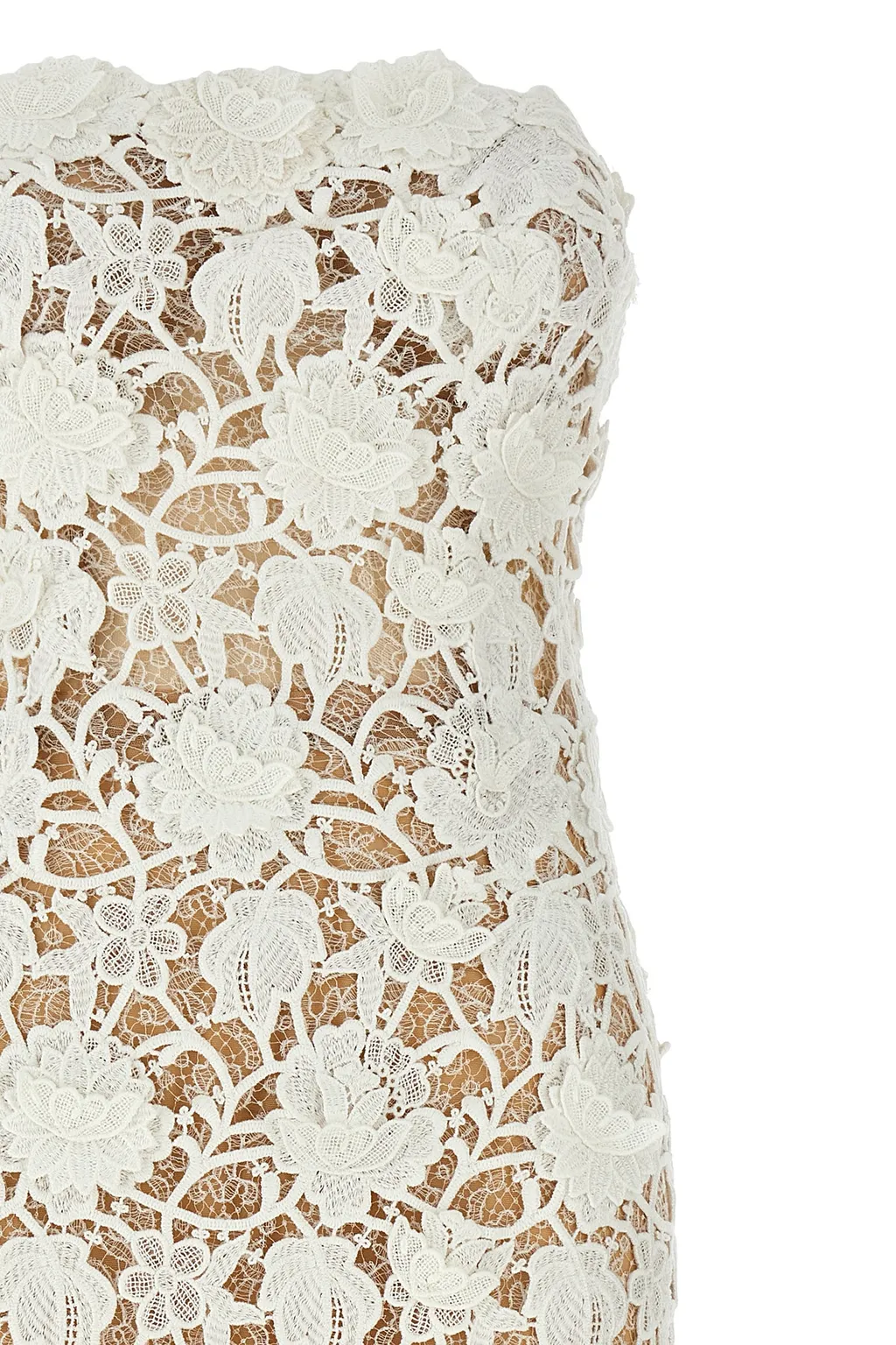 Macrame Lace Sleeveless Midi Dress
