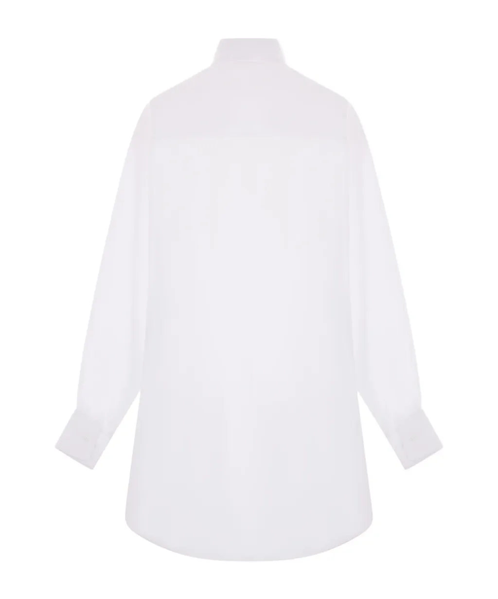 Macrame Lace Oversized Shirt