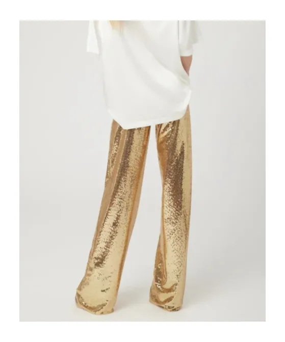 Sequined Casual Pants