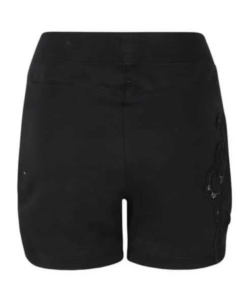 High-Waist Elasticated Waistband Laced Shorts