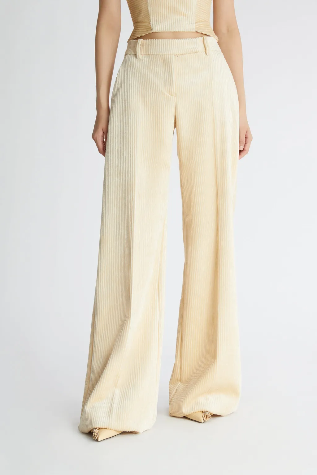 Straight-Leg Corduroy Trousers
