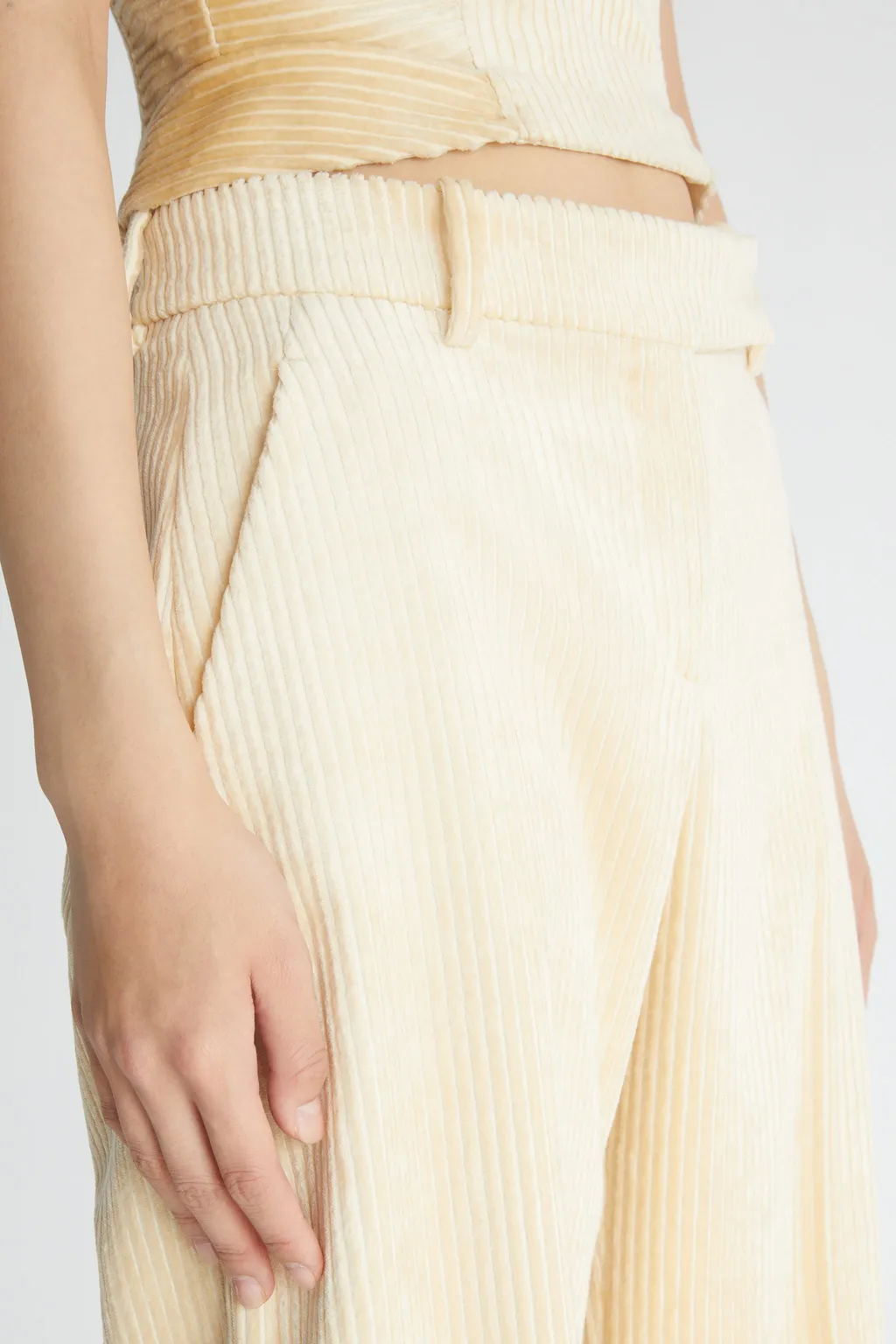 Straight-Leg Corduroy Trousers