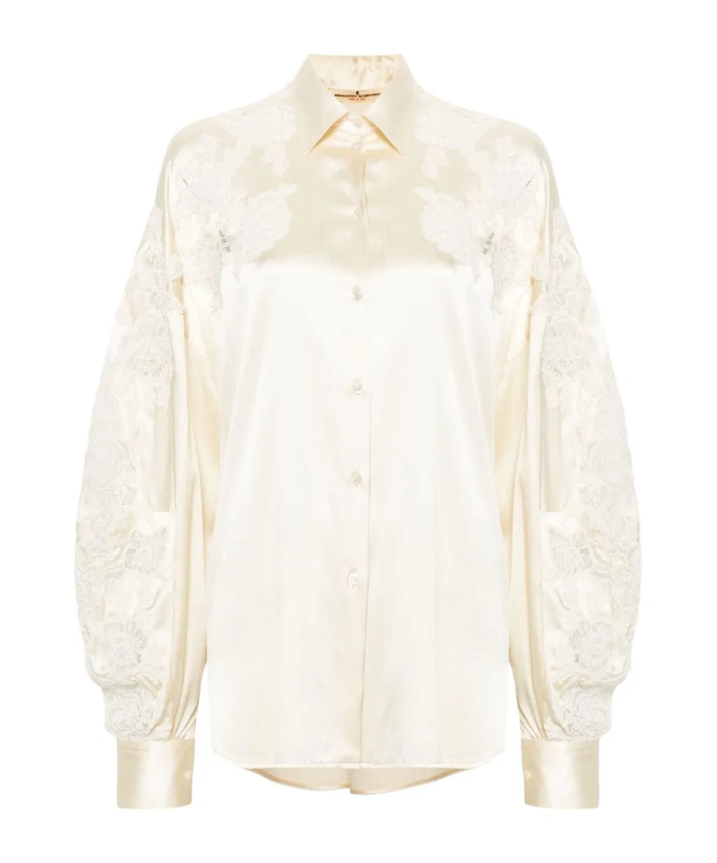 Embroidered Long Sleeve Shirt