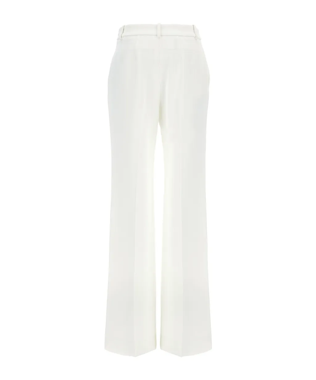 High-Waist Flared Trousers