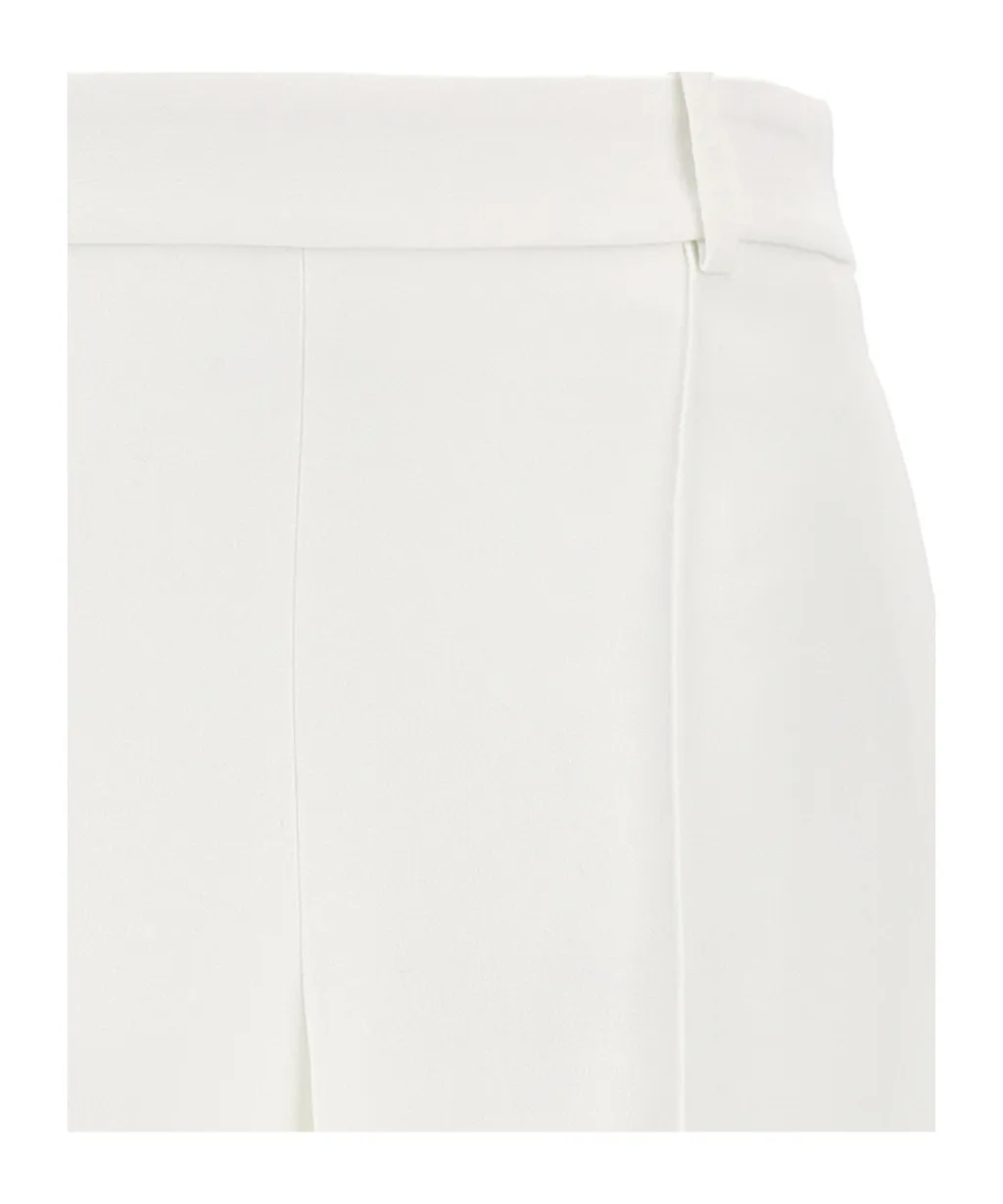 High-Waist Flared Trousers