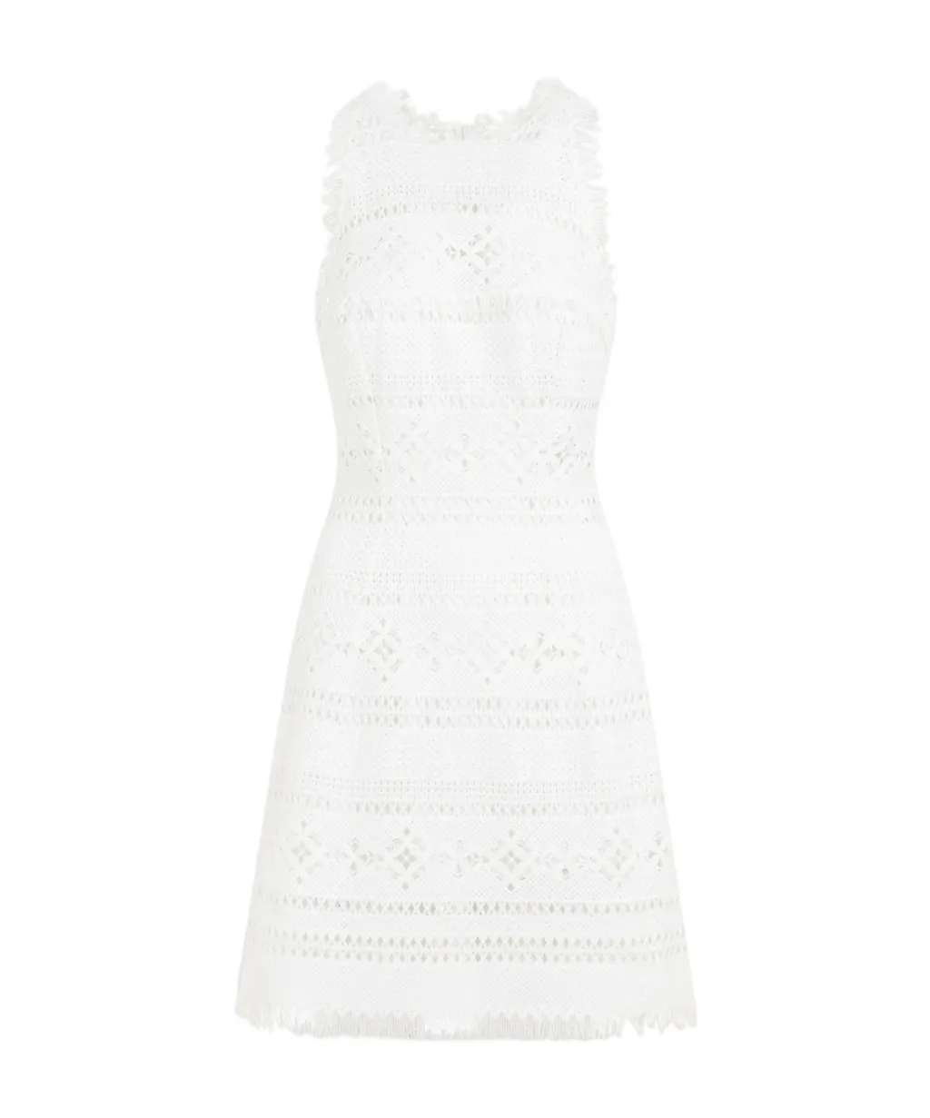 Fringed Sleeveless Mini Dress