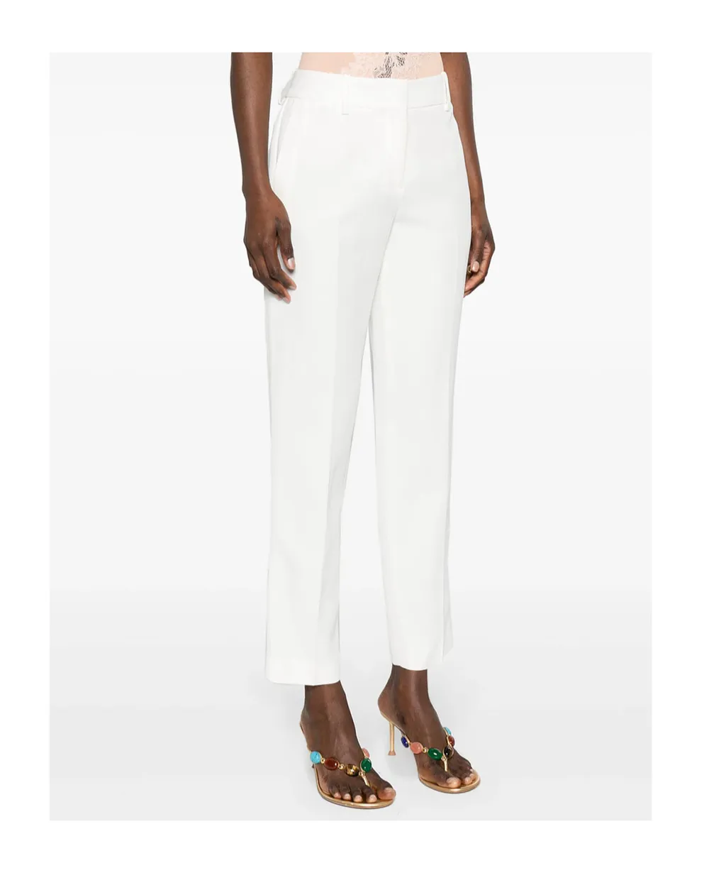 Mid-Rise Tailored Trousers