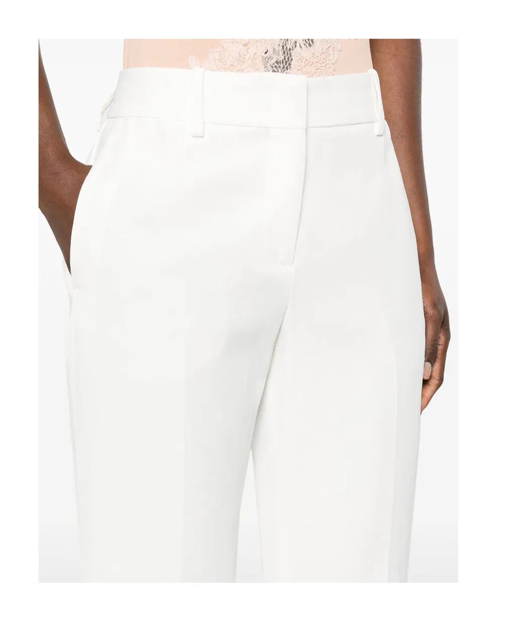 Mid-Rise Tailored Trousers