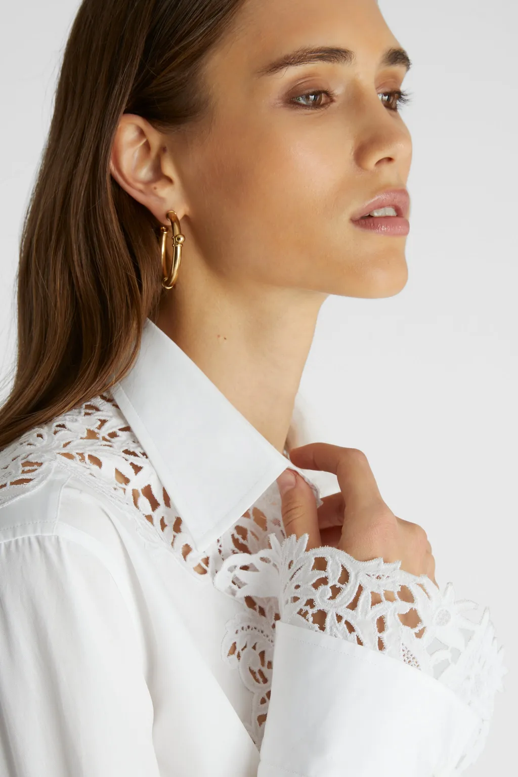 Embroidered Cotton Shirt