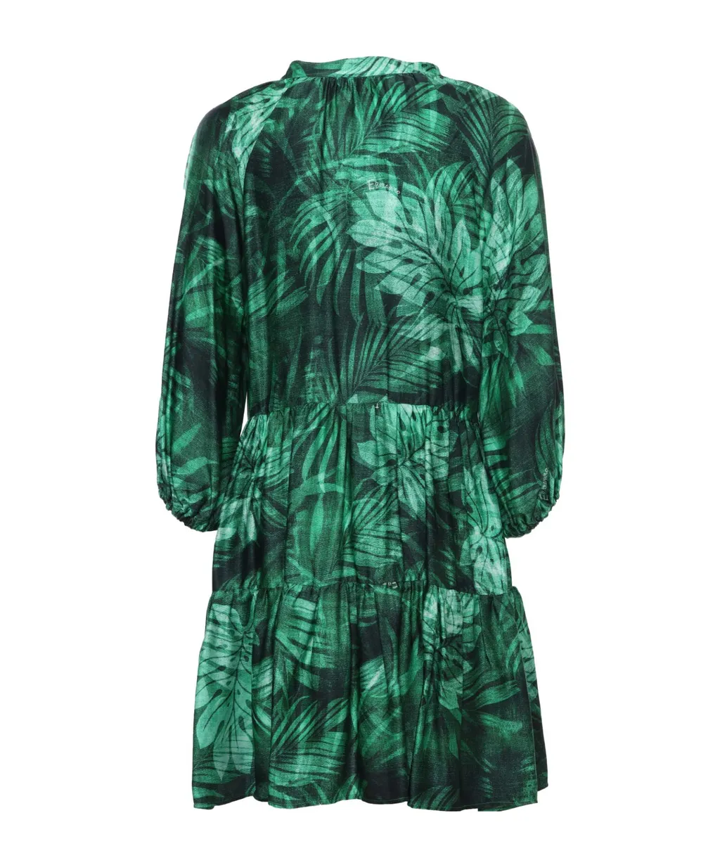 Leaf Printed Dress