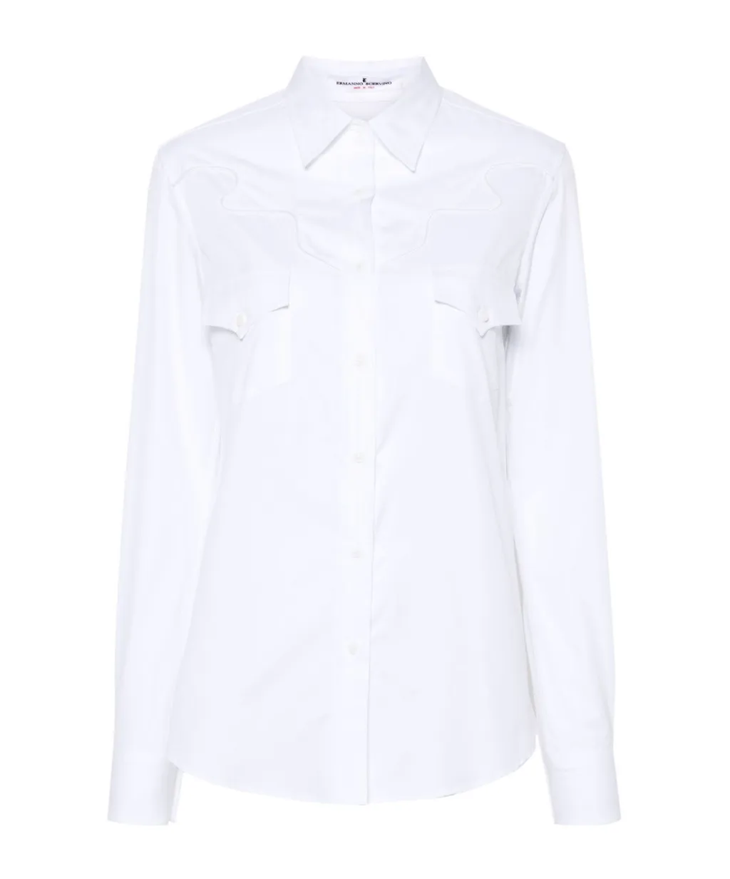 Long-Sleeve Cotton Shirt