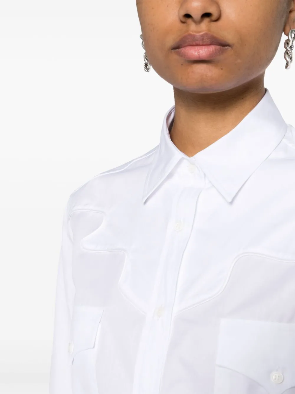Long-Sleeve Cotton Shirt