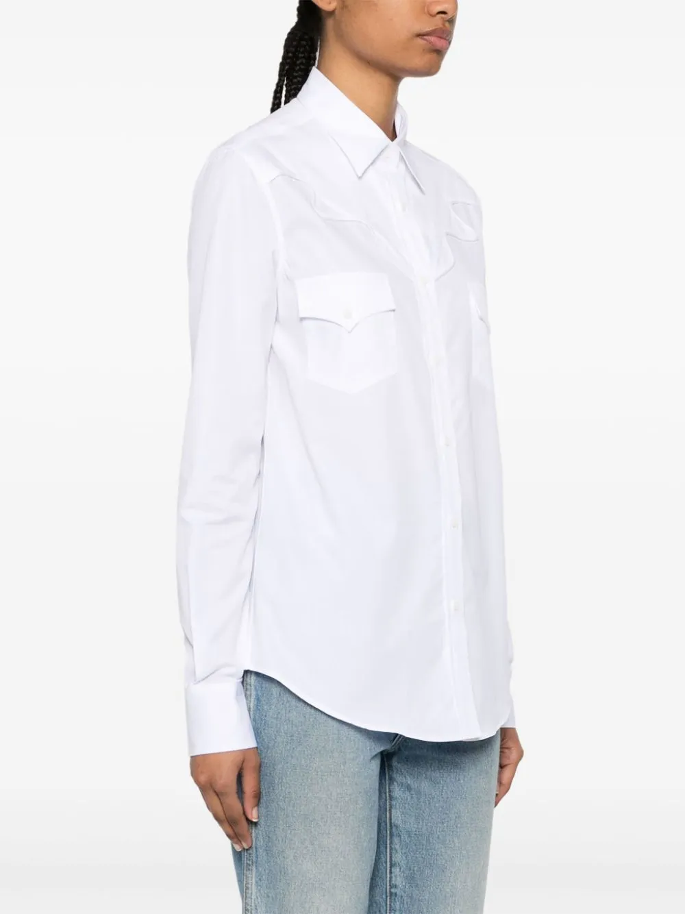 Long-Sleeve Cotton Shirt