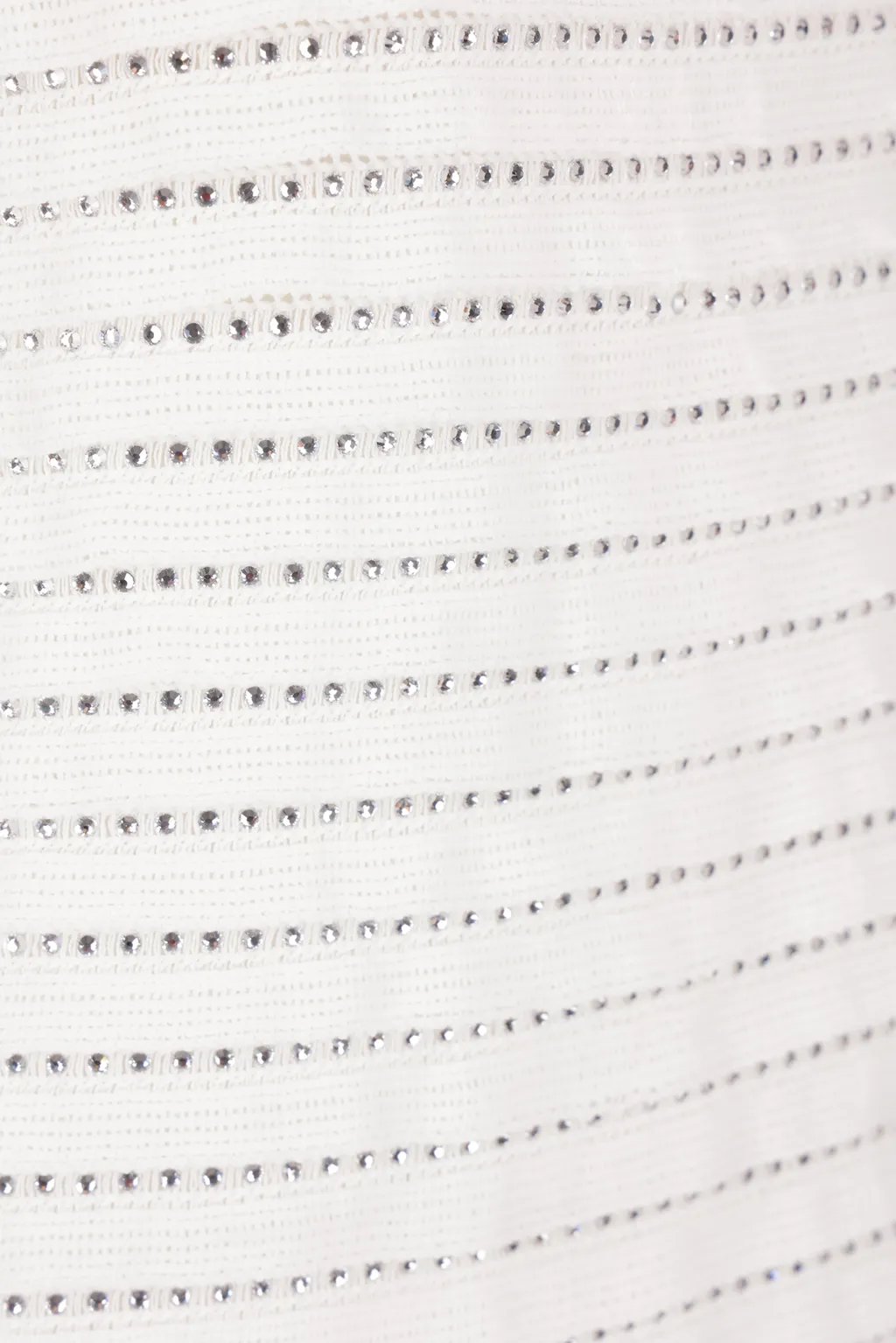 Crystal-Embellished Ribbed Blouse