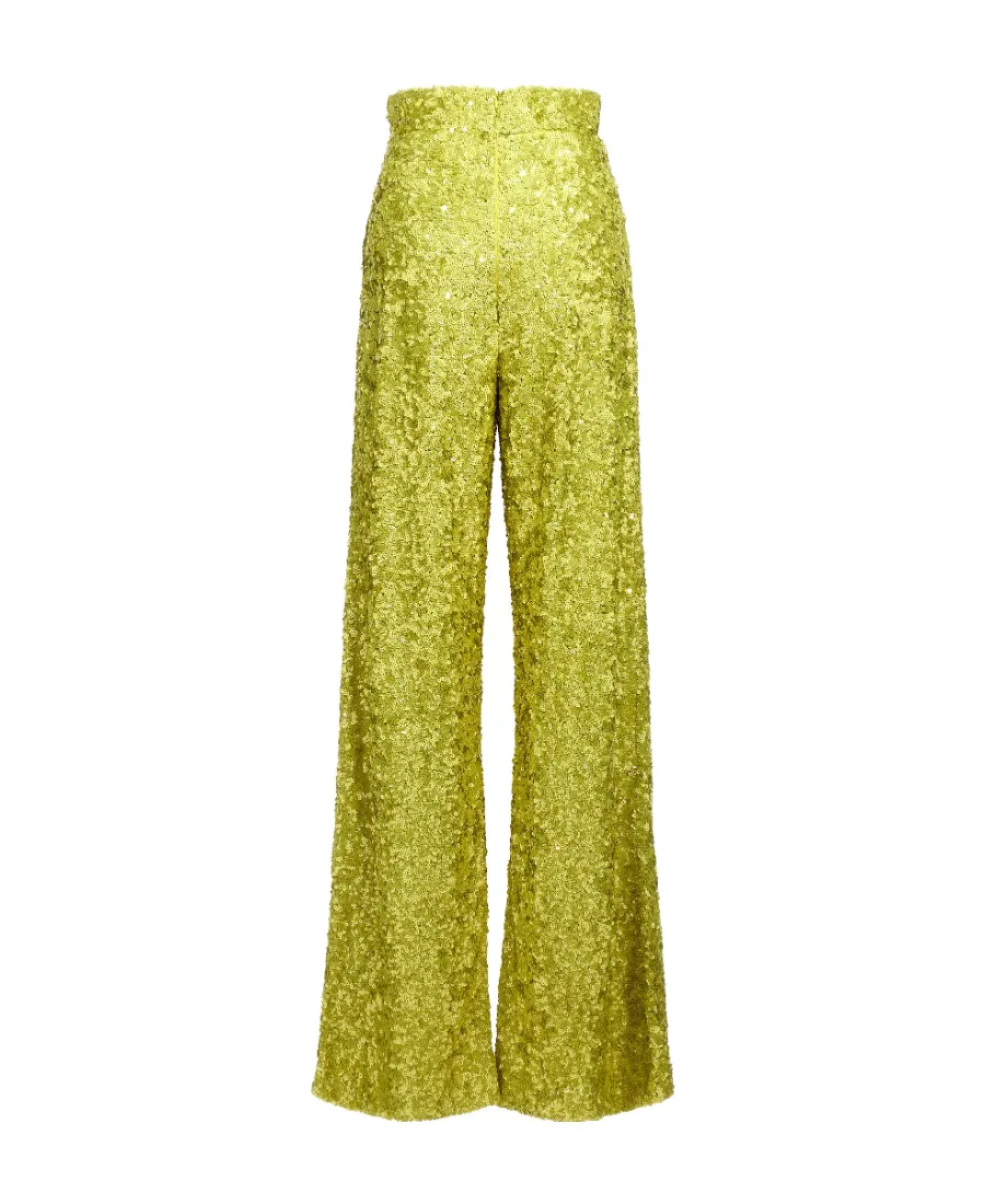 Sequin Embellished Flared Pants