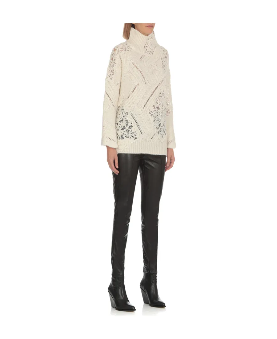 Faux-Leather Skinny Trousers
