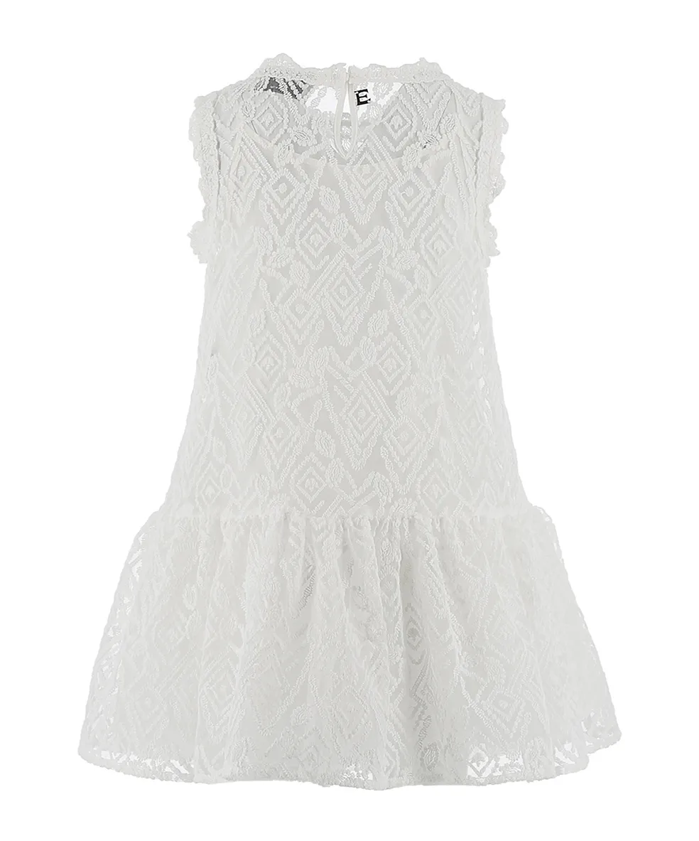 Graphic-Print Sleeveless Dress