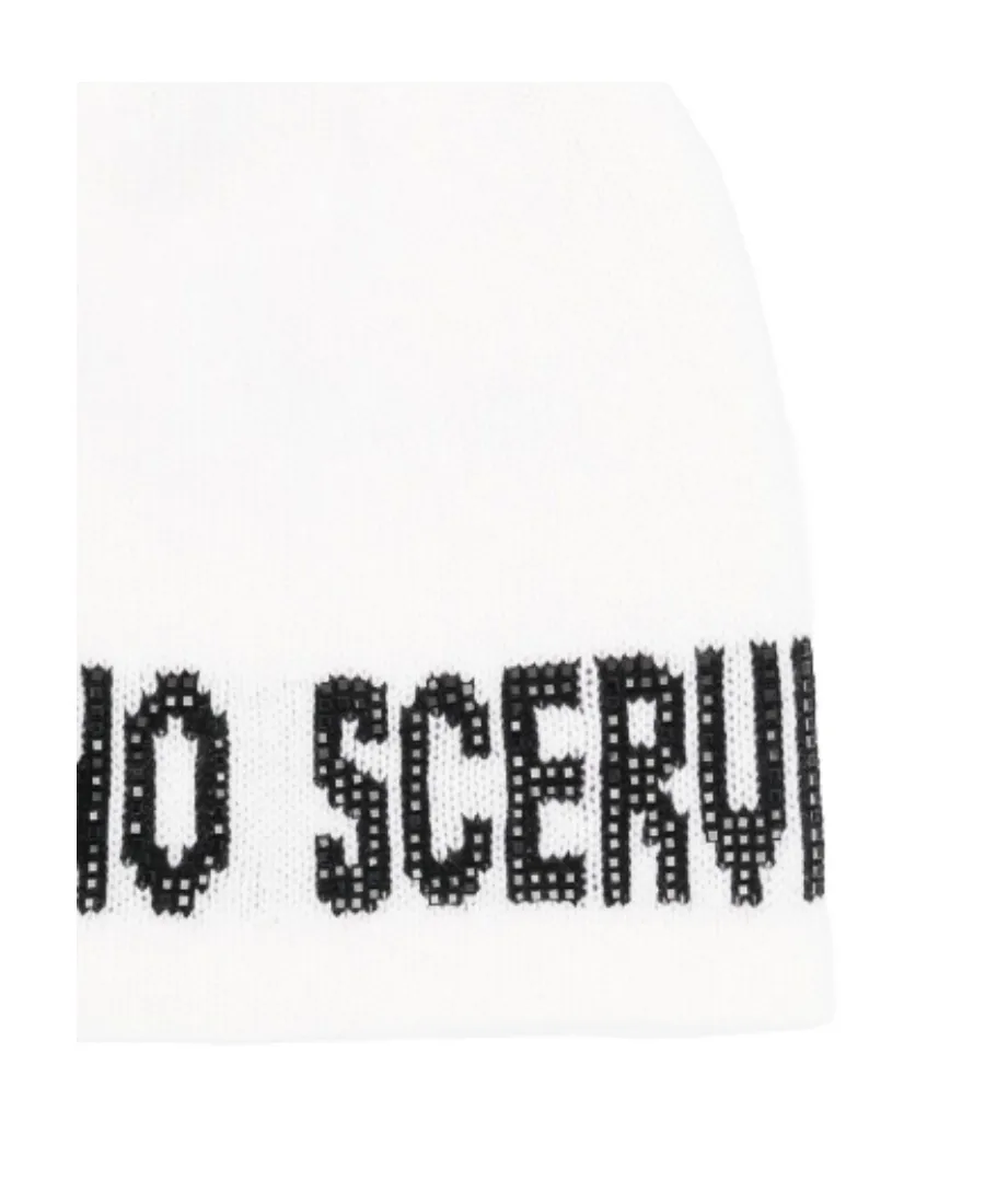 Intarsia-Knit Logo Beanie