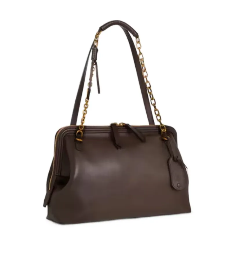 Medium Leather Doc Shoulder Bag
