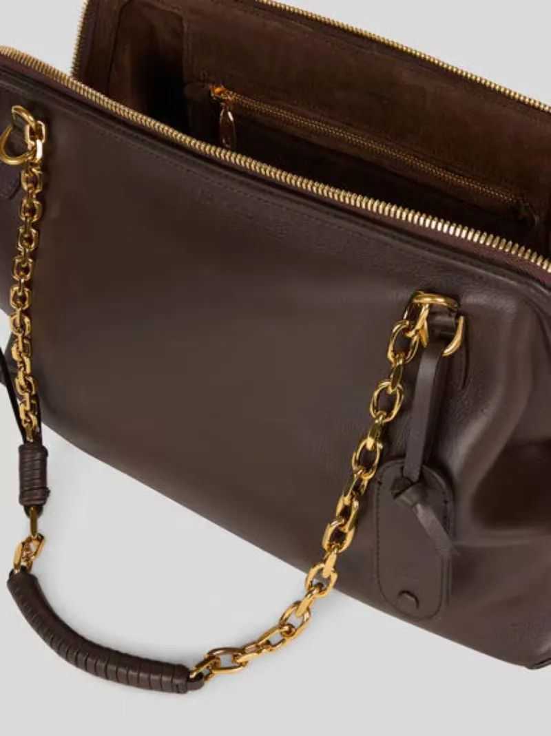 Medium Leather Doc Shoulder Bag
