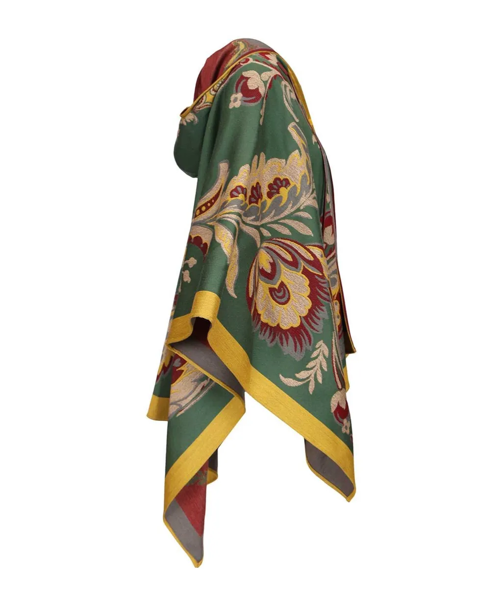 Paisley Motif Cape