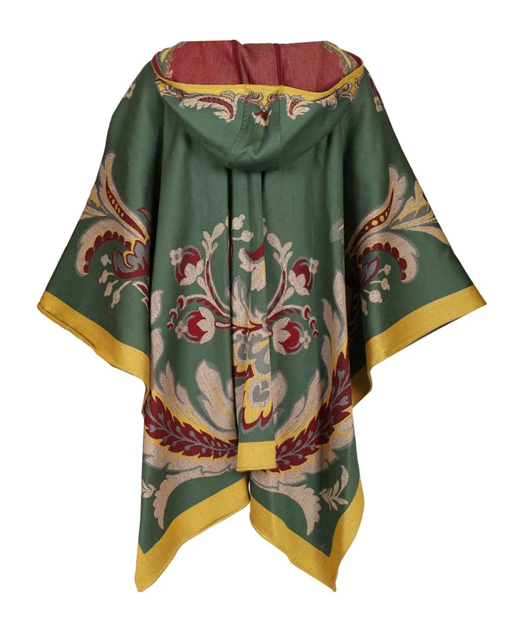 Paisley Motif Cape