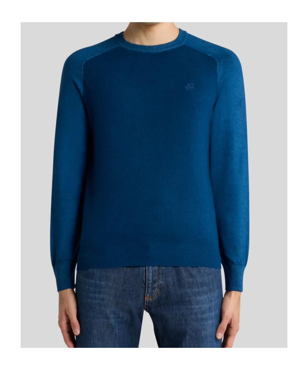 Wool Sweater With Pegaso Logo