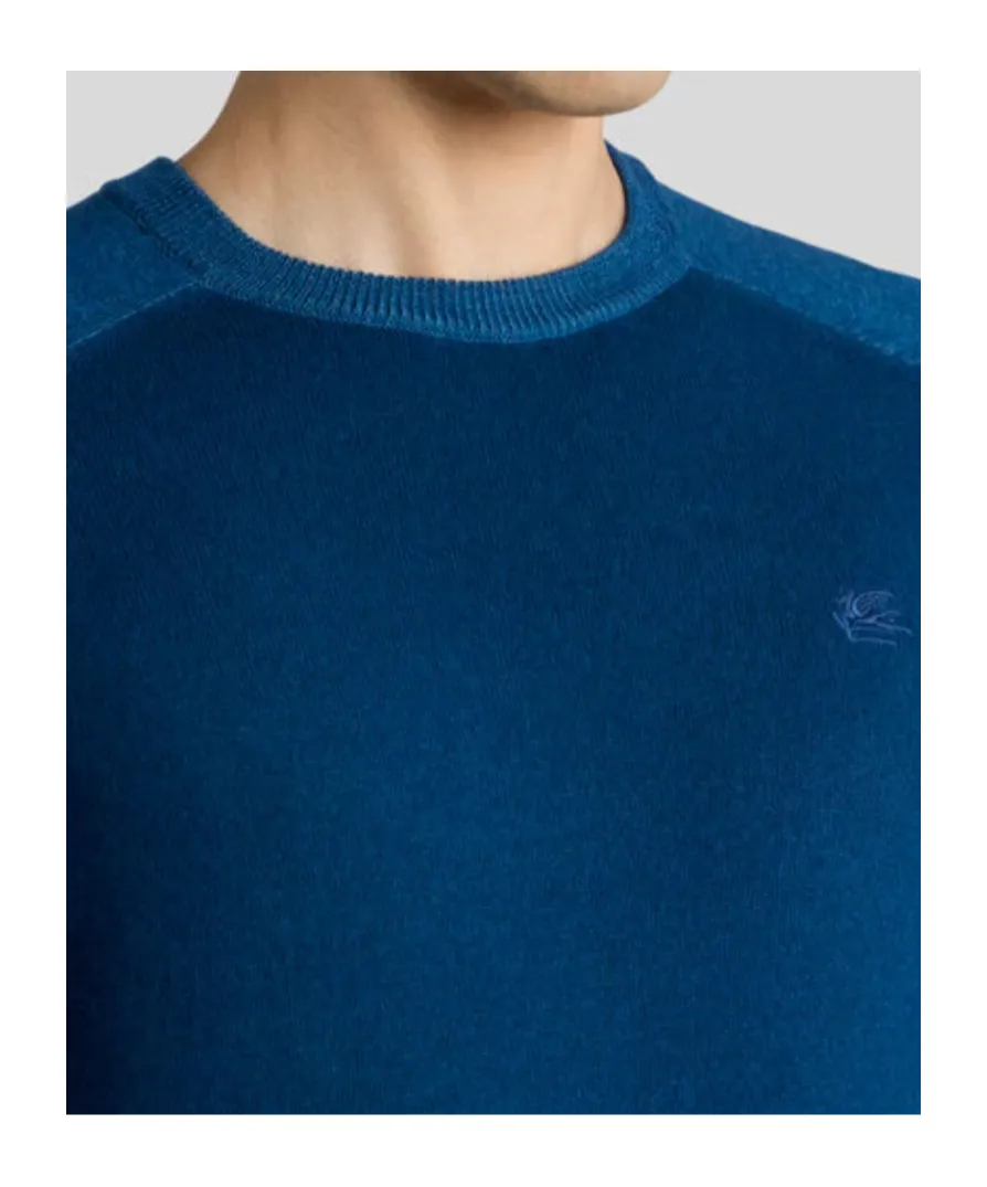 Wool Sweater With Pegaso Logo