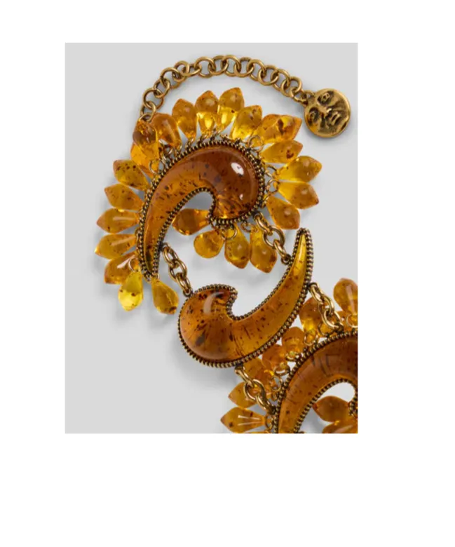 Paisley Bracelet With Droplets