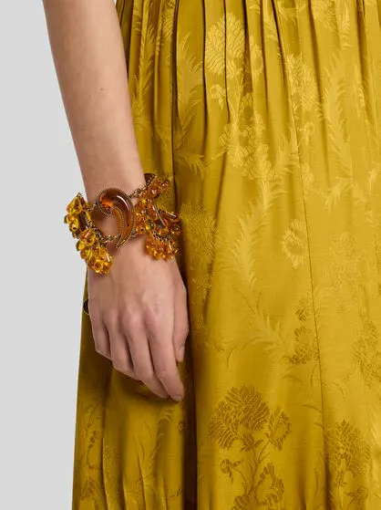 Paisley Bracelet With Droplets