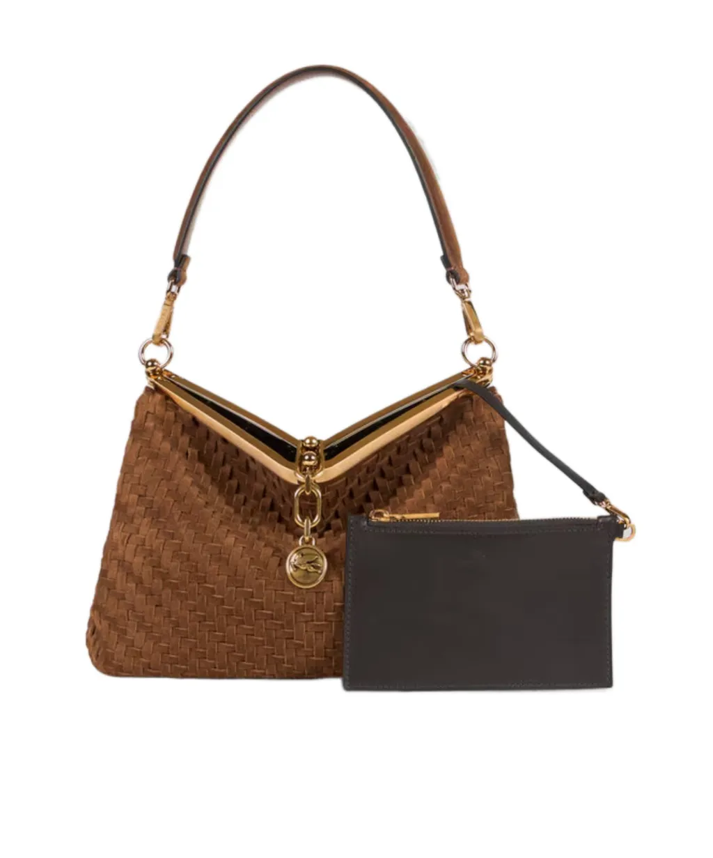 Medium Woven Vela Bag
