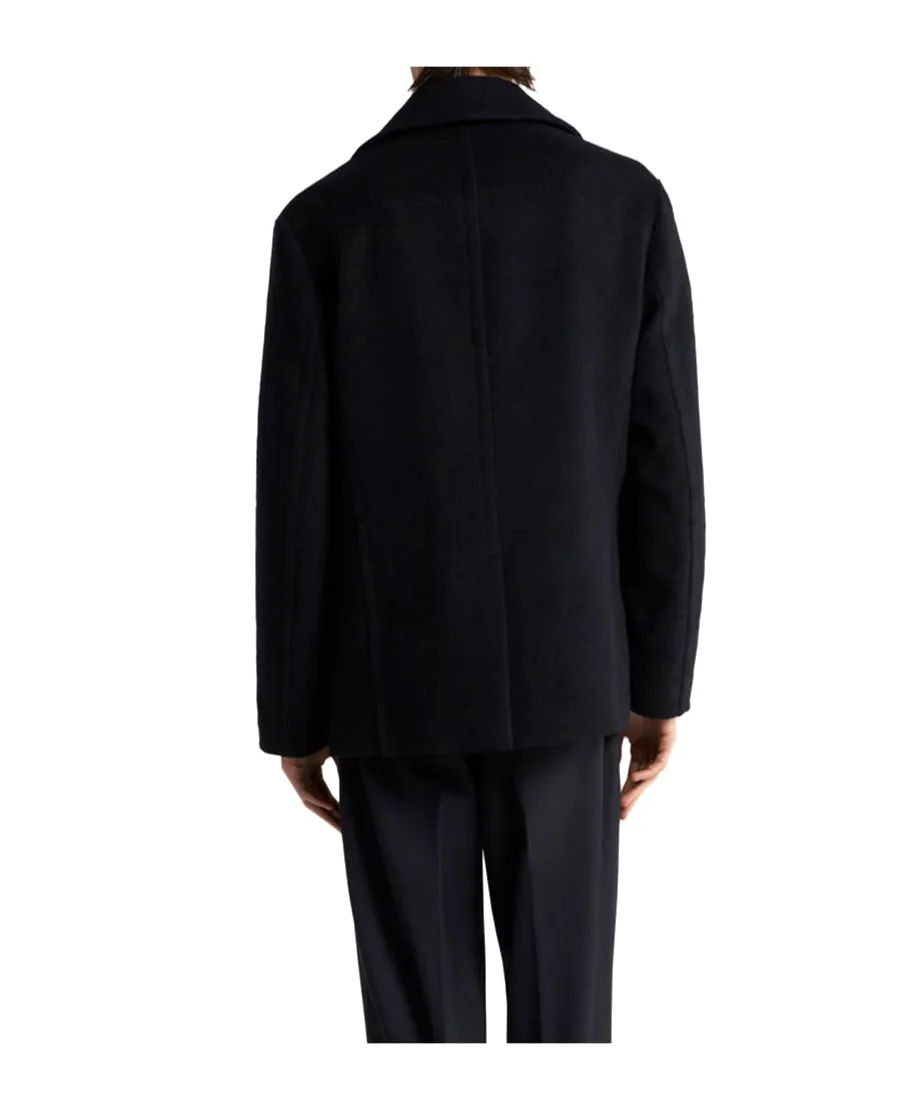 Jacquard Peacoat