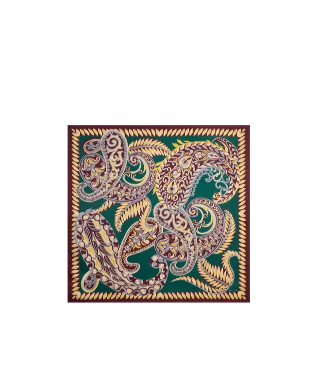 Floral Paisley Printed Scarf