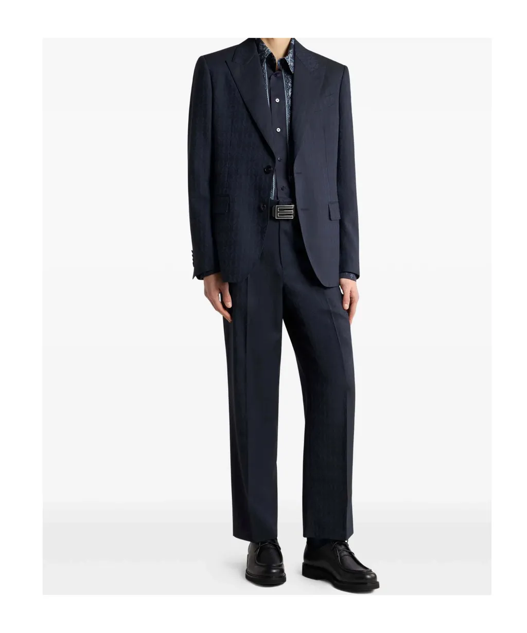 Wool Jacquard Blazer