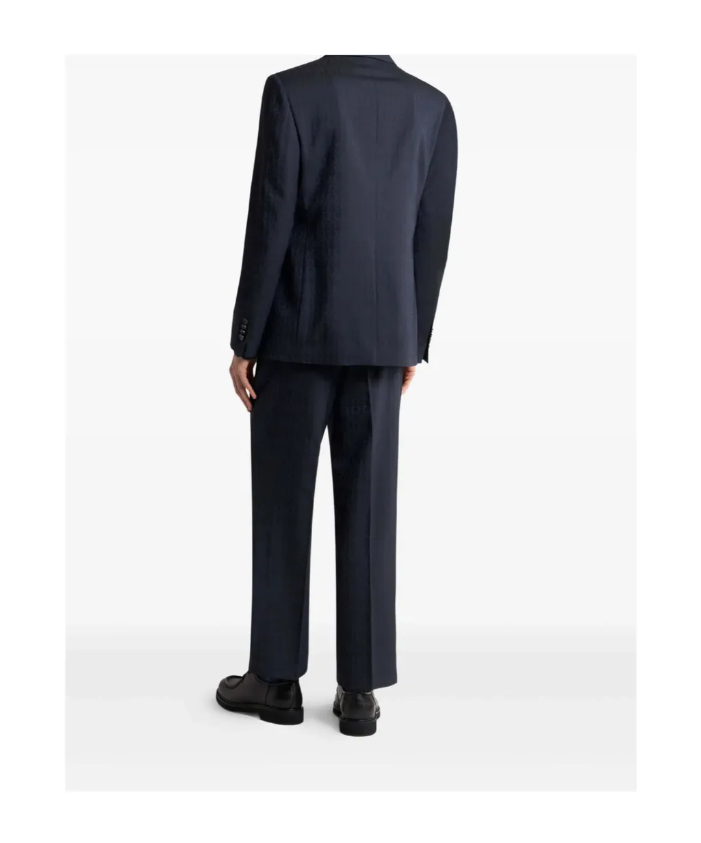 Wool Jacquard Blazer