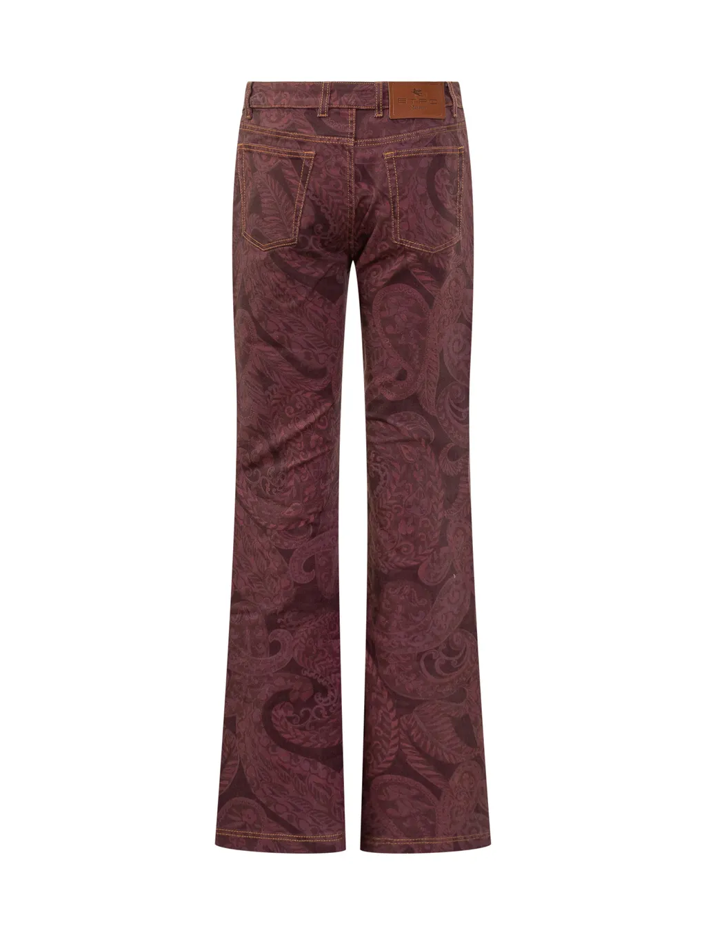 Printed Flared Jeans